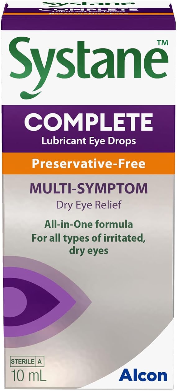 Systane Complete Preservative-Free Lubricant Eyedrops | 1x10 ml