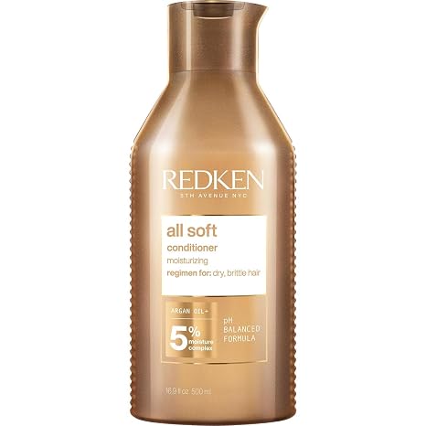 Redken Conditioner for dry and brittle hair invigorates and hydrates with fatty acids antioxidants and argan oil all soft conditioner
