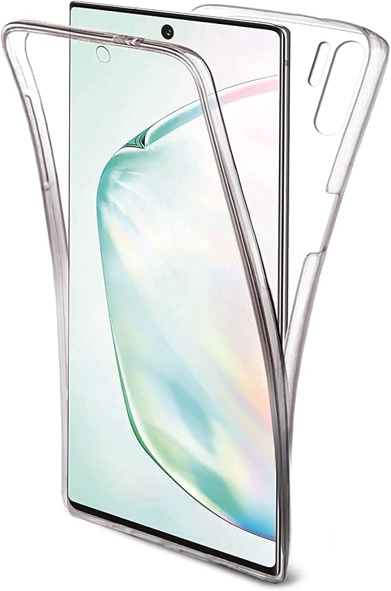 Microcase Samsung Note 10 Plus 360 Tpu Serisi Ön Arka Full Cover Şeffaf Kılıf
