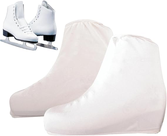 Figure Skate Boot Covers Portable Elastic Easy-On Shoe Protector Sleeve