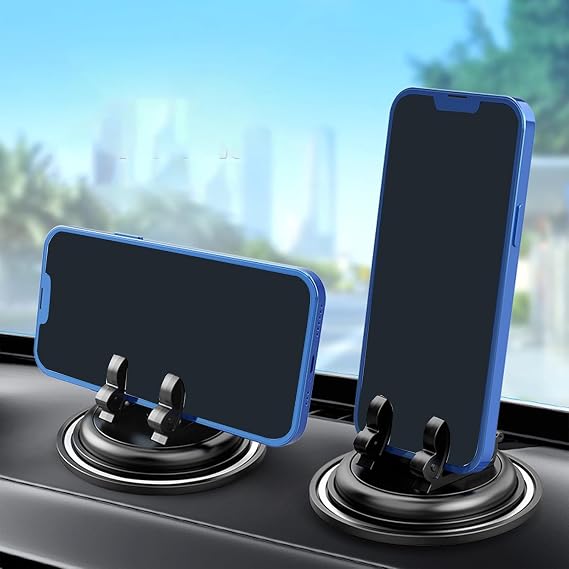 Heartz Telefon Standi Ve Telefon Tutucusu Vakumlu 360 Derece DÖnebİlİr Son Derece SaĞlam Tutan AraÇ Tutucu Telefon Standi Std-03