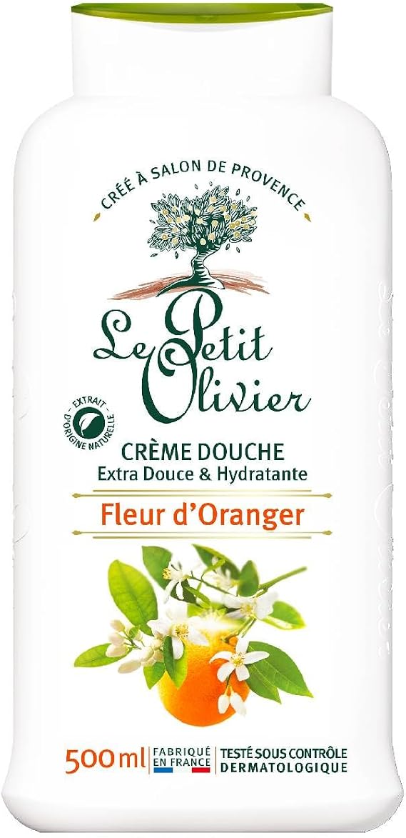 Le Petit Olivier Créme Douche Extra Douce Fleur d'Oranger 500 ml