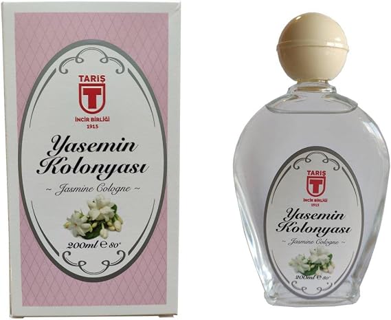 Tariş 80 Derece Yasemin Kolonyası 200ml Cam Şişe 80 Derece