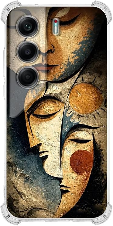 Tecno Camon 40 Pro 5G ile uyumlu Köşe Korumalı Kılıf Metamorfoz Berrak Rüya Tasarımlı Uv Baskılı