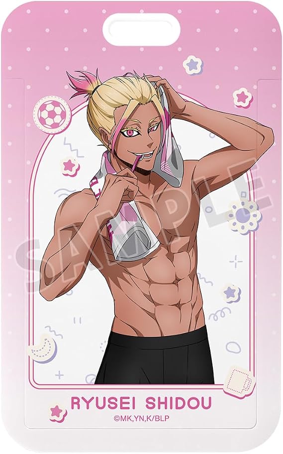 TV Anime "Blue Rock" Drawing Down Shido Ryusei Morning Routine Ver. Photo Card Holder