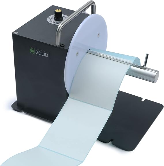 U.S. Solid Automatic Label Rewinder 80 mm 1/1.5 Core USB/AC