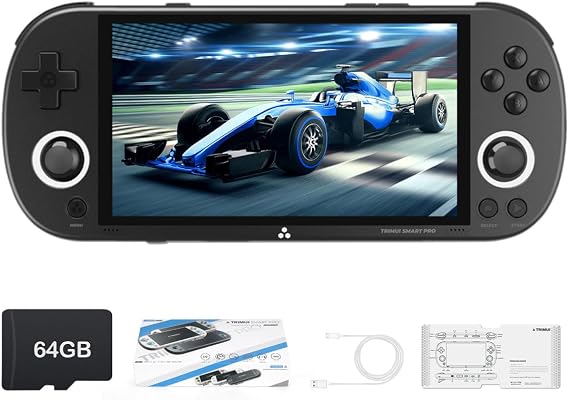 𝗧𝗿𝗶𝗺𝘂𝗶 Smart Pro Game Console 4.96-Inches 720x1280 IPS Screen-Black