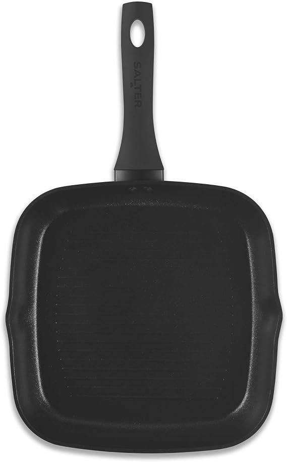 Salter Jewel Hex Griddle Pan 28 Cm, Diamond-Effect Non-Stick, Induction