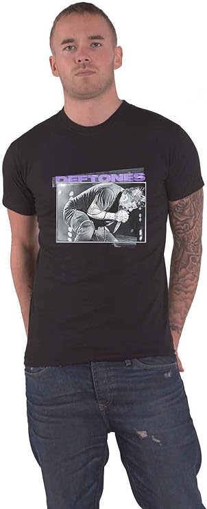 Deftones T Shirt Scream 2022 Band Logo Official Mens Black L