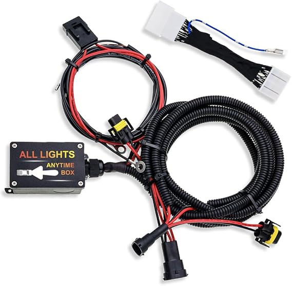 All Lights& Anytime フォグライト Mod 2014-2019 4 Runner用--ハイビームでロービームフォグをオンに維持、ヘッドライトから独立してフォグランプを走らせる--4つのランナーフォグライトを完全にコントロールプラグプレイ