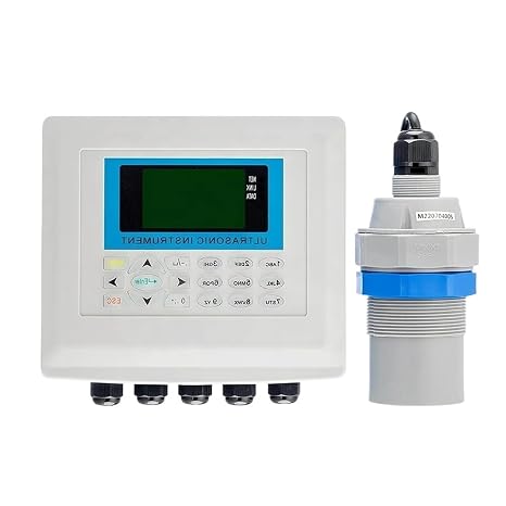 Split Type Ultrasonic Level Meter 4-20ma Relay Hart Output Sensor 24vdc 220vac Power 4 Wires Level Measuring Instruments