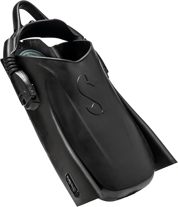 SCUBAPRO Modular Fin System Open Heel Boot-Fit Pocket for Scuba Diving, Small, Black