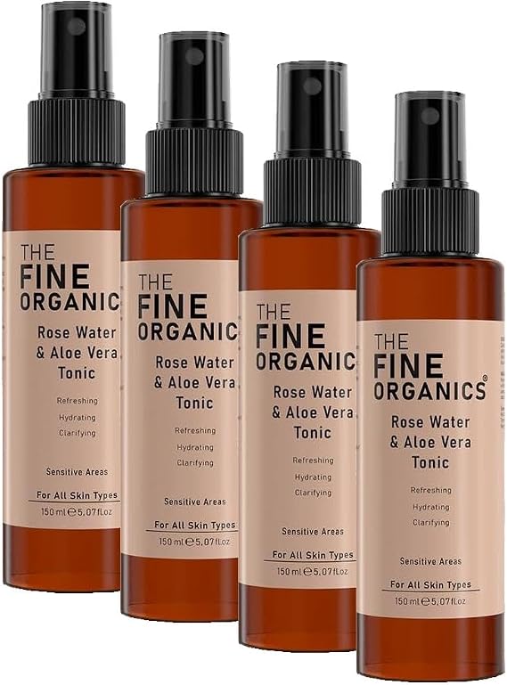Gül Suyu & Aloe Vera Özlü Gözenek Sıkılaştırıcı Ve Arındırıcı Tonik 150ml (4 paketi)
