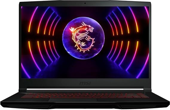 MSI Thin GF63 Gaming Laptop: Intel Core i5-12450H GeForce RTX 2050, 15.6" FHD, 144Hz, 16GB DDR4, 1TB NVMe SSD, Type-C USB 3.2 Gen 1, Cooler Boost 5, Win 11 Home, Black