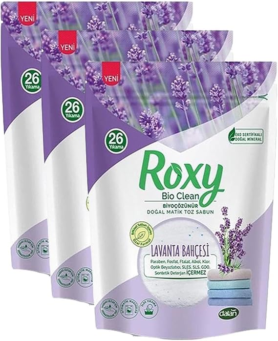 Dalan Roxy Matik Toz Sabun Lavanta 800 gr x 3 Adet