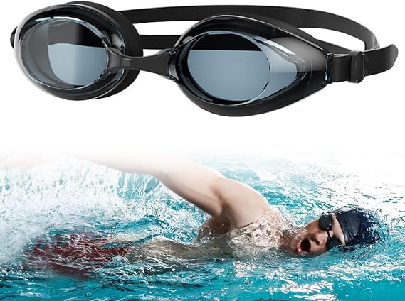 Performance Goggles for Competition, Swimming Men and Women, Swimming Goggles for Training and Competition, Anti-Fog Coating, UV Protection