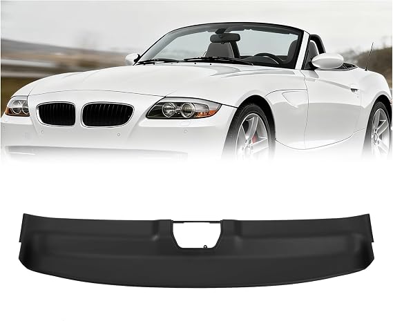 ALMULOO Windshield Frame Cover Compatible with 2003-2008 BMW Z4 Roadster E85 Replacement for 7056282 54317056282 ABS Plastic Roof Paneling