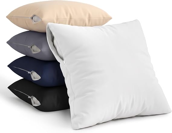 Waterproof Cushion Covers with Zipper, 45 x 45 cm, Set of 2