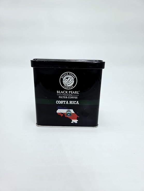 Black Pearl Premium Coffee Costa Rica Filtre Kahve 250 gr. Teneke kutuda