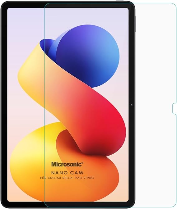 Microsonic Xiaomi Redmi Pad 2 Pro Nano Glass Cam Ekran Koruyucu [Redmi Pad 2 Pro ile Uyumlu Ekran Koruyucu - Şeffaf]