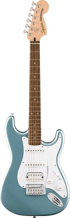 Squier Affinity Series Stratocaster Junior HSS Ice Blue Metallic Elektro Gitar