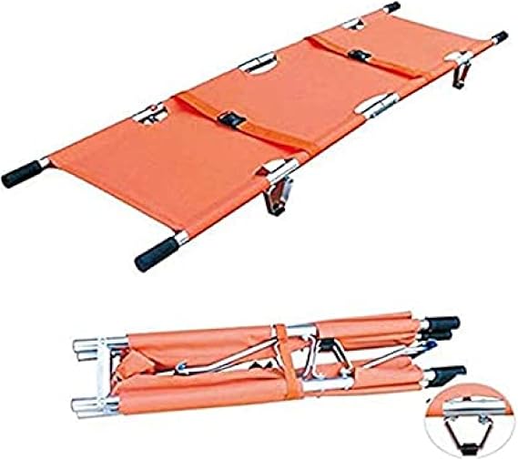 Folding Stretcher, Medical Folding Stretcher, Aluminum Alloy Portable Stretcher, First Aid Rescue Stretcher For Hospital, Home, Sports Venues, Ambulance Patient Transport, Baifantastic