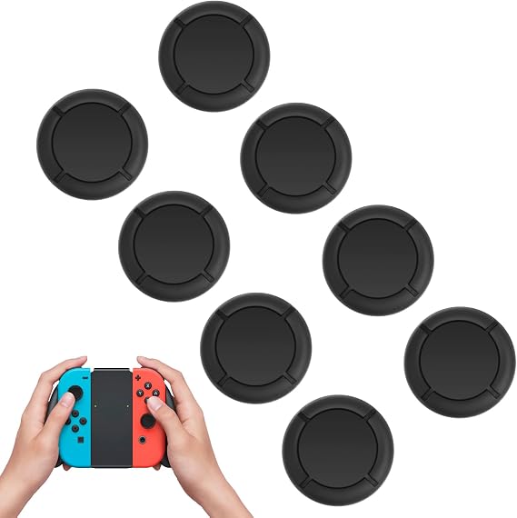 Replacement Joystick Cover for Nintendo Switch Thumb Grip, Geyrut Soft Silicone Joystick Grip Cap for Nintendo Switch OLED & Switch Lite