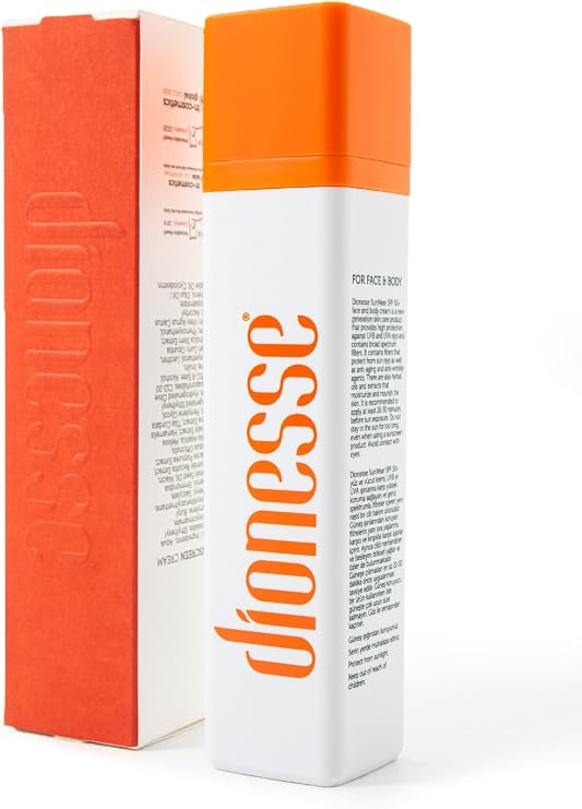 Dionesse Yüksek Güneş Koruyucu ve Nemlendirici Leke Karşıtı Güneş Kremi SPF 50+ 50 ml | Yüz ve Vücut İçin, UVA & UVB Koruma, Hafif ve Hızlı Emilim
