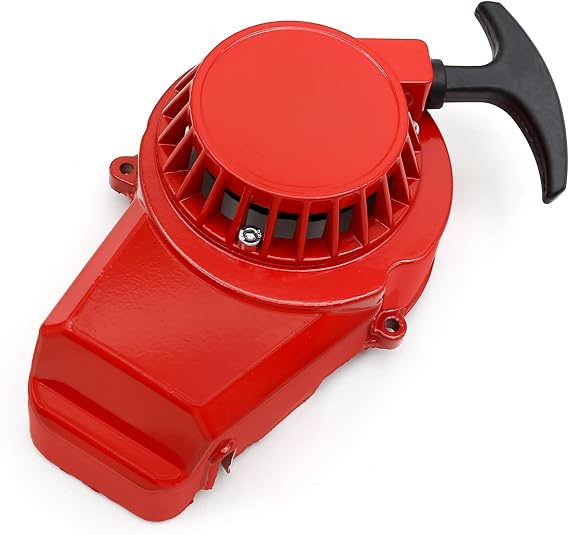 Hoypeyfiy Pull Start Recoil Starter Alloy Replacement for 2 Stroke 47cc 49cc Air Cooled Pocket Coolster SSR SX50 Mini Dirt Bike Moto Quad ATV Pullstart