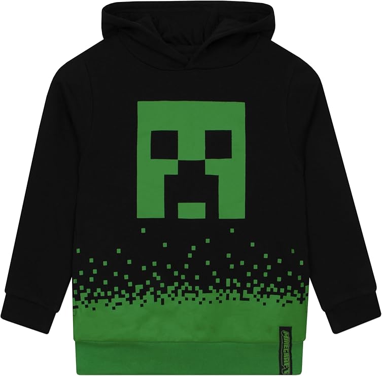Minecraft Hoodie For Boys | Creeper Hoodie | Gaming Clothes For Kids