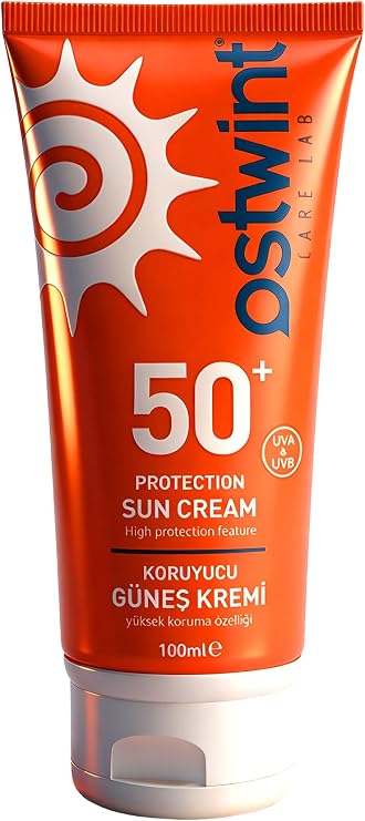 Ostwint Güneş Kremi SPF 50+ 100 ml - UVA/UVB Koruma, Cilt Lekelenmelerine Karşı Etkili, Yaşlanma Belirtilerine Karşı
