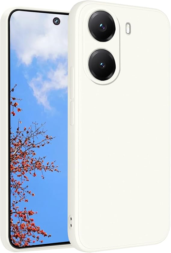 Xiaomi Poco X7 Pro 5g用ソフトシリコンフォンケースホワイト