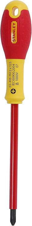 Stanley 1-65-416 – Insulated Screwdriver VDE 1000V FatMax Phillips PH2 x 125 mm