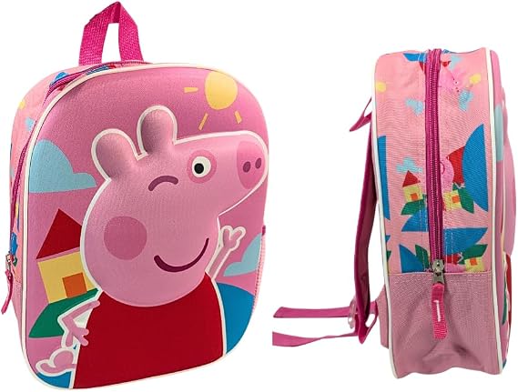 mybagstory -Peppa Pig 3D backpack - Child 31x26x10cm - Embossed effect