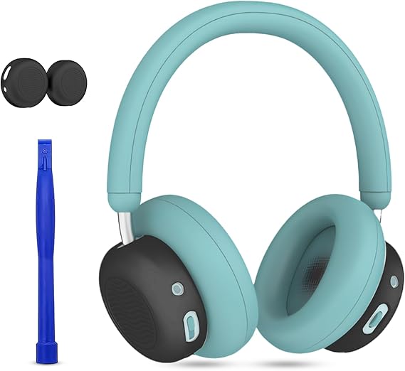 Protective Ear Pad Covers for CMF Headphone Pro/CMF by Nothing Headphone Pro Over-Ear Headphones, daunke Silicone (Including a Pair), Full Protection, Black