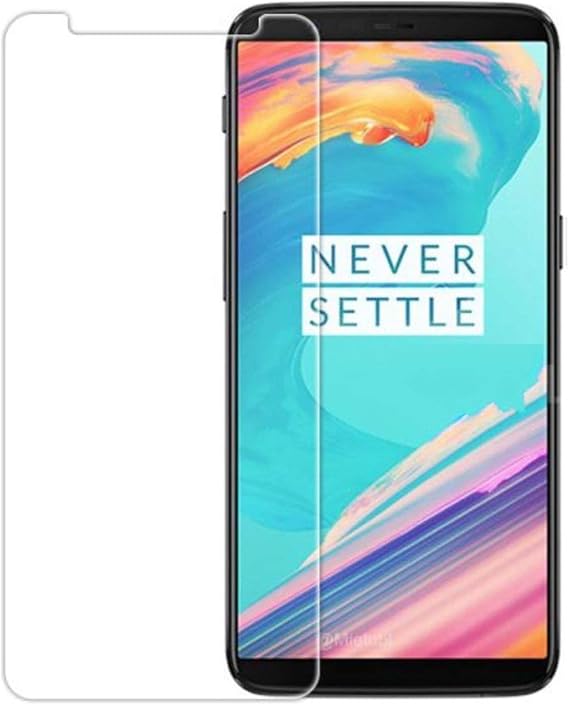 OnePlus 5T Uyumlu Ekran Koruyucu Screen Protector Tempered Glass Kristal Netliğinde%100 HD Görüntü, Yüksek Kalite Temperli Kırılmaz Cam