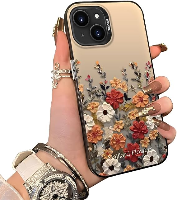 iPhone 13 Mini ile Uyumlu Kılıfı Akrilik Arka Silikon Kenarlı Darbe Koruyucu Telefon Kılıfı
