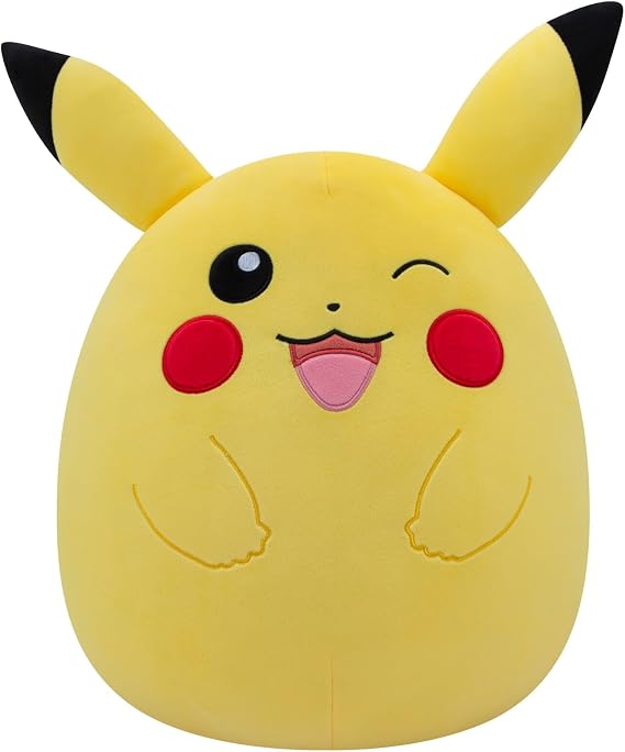 Squishmallows Pokemon 14" Pikachu Plush - Add Pikachu to your team Ultra Soft Plush Large Plush Toy Official Kelly Plush Toy
