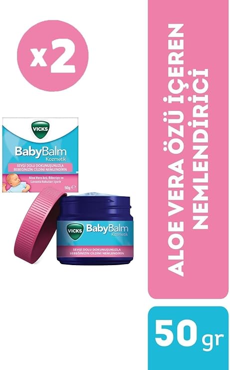 Vicks Baby Balm 50 Gr 2 Adet