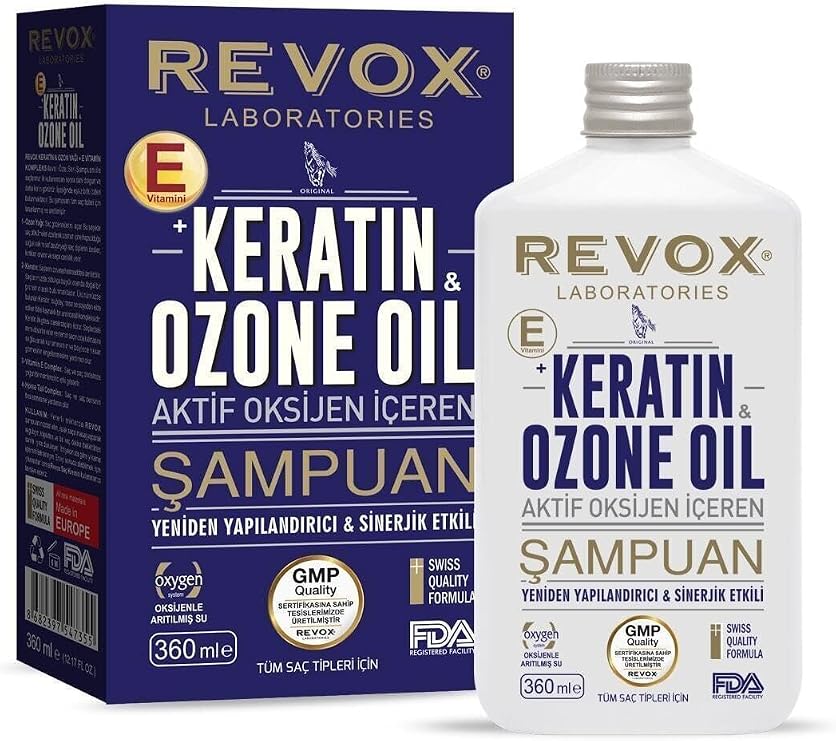 REVOX Keratin & Ozone Şampuan 360 ml