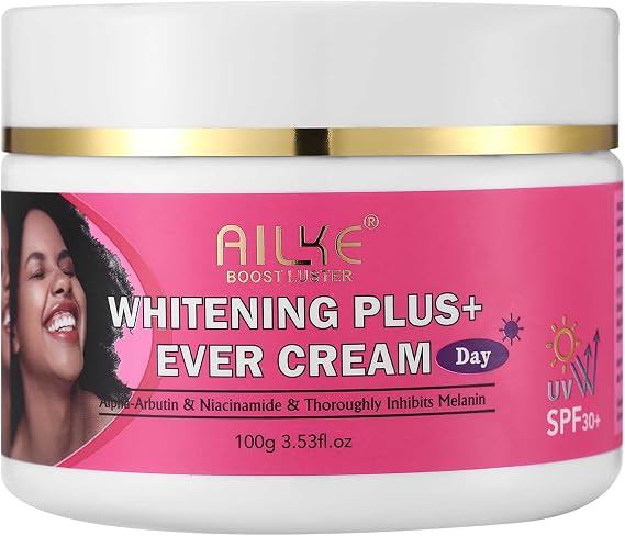 AILKE Whitening Face Cream, Moisturizing, Skin More Delicate, Remove Melanin, Dark Spots, With Niacinamide and SPF 30+ Day Cream, Refreshing, Non-Greasy, 100 ml (Pack of 1)