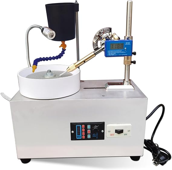 Gem Faceting Machine, 180w Jade Stone Angle Polisher Machine, With Manipulator, Lapidary Ddigital Jewelry Polisher, For Beginner Grinding Of Gem, Jade DigitalDisplay-220V