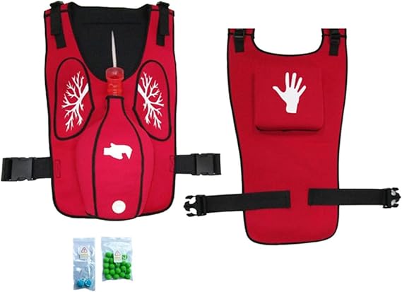 Anti-Choking Training Model with Back Slap Vest for First Aid Rescue Practice in Adults and Children
