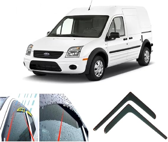 2x Wind Deflectors made for Ford Transit Connect MK1 2002 2003 2004 2005 2006 2007 2008 2009 2010 2011 2012 2013