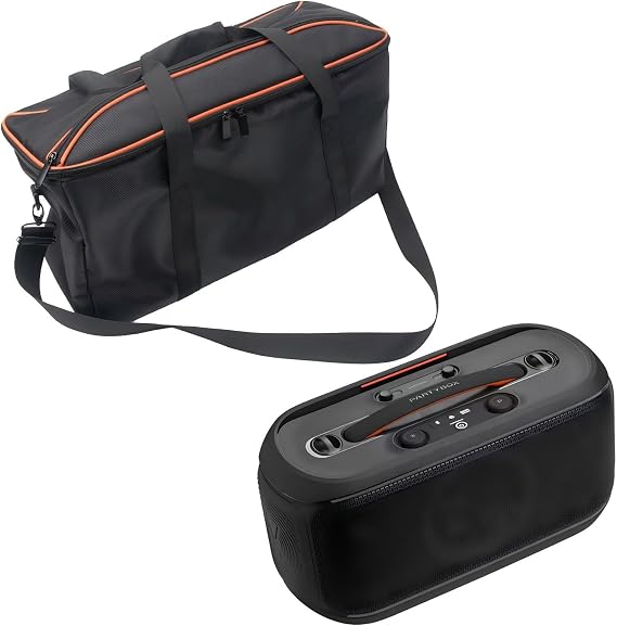 Carrying Case Compatible with JBL PartyBox On The Go 2 Speaker, Outdoor Travel Storage Tote Bag for JBL PartyBox On-The-Go Essential Protable Party Speaker and Accessories