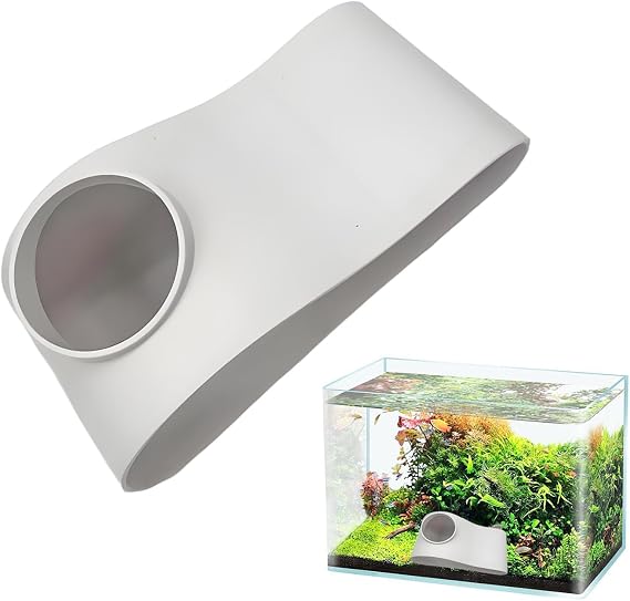 Aquarium Underground Cave Dome - Viewing Fish Shrimp Under Gravel Tunnel | Fish Tank Decor for Kuhli Loach Corydora Catfish Shrimp Chili Rasbora Breeding Playing Resting