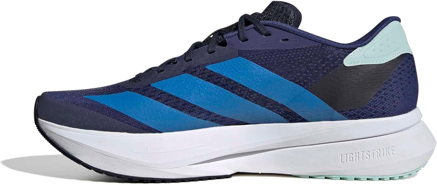 adidas Men's Adizero Sl2 Shoes, Muted Purple/Lucid Ray Blue/Legend Ink, 4 UK
