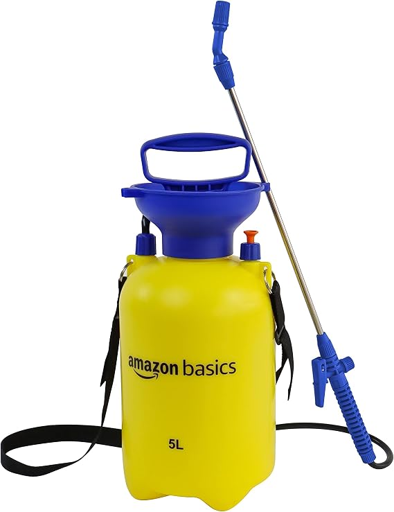 Amazon Basics Pressure Sprayer with Locking Trigger Mechanism, 5 Litre