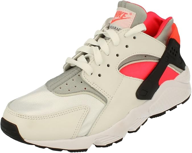 NIKE Air Huarache Mens Running Trainers DX4259 Sneakers Shoes (UK 9 US 10 EU 44, White Metallic Silver 100)