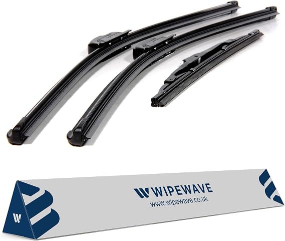 Windscreen Wiper Blades for Mazda 6 2007-2012 Hatchback, 24" 16" 20" FRONT & REAR U-Hook Enhanced Clarity, Quick